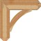 Ekena Millwork Thorton Craftsman Rough Sawn Bracket, Western Red Cedar, 6"W x 26"D x 26"H BKT06X26X26THR04RWR - alternate 3